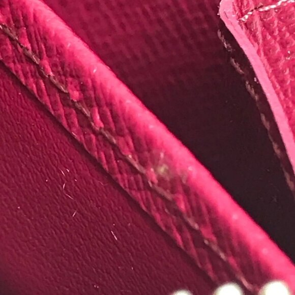 LOUIS VUITTON M60305 Epi Zippy Wallet Long Wallet Leather Dark pink/SilverHW - Picture 13 of 16